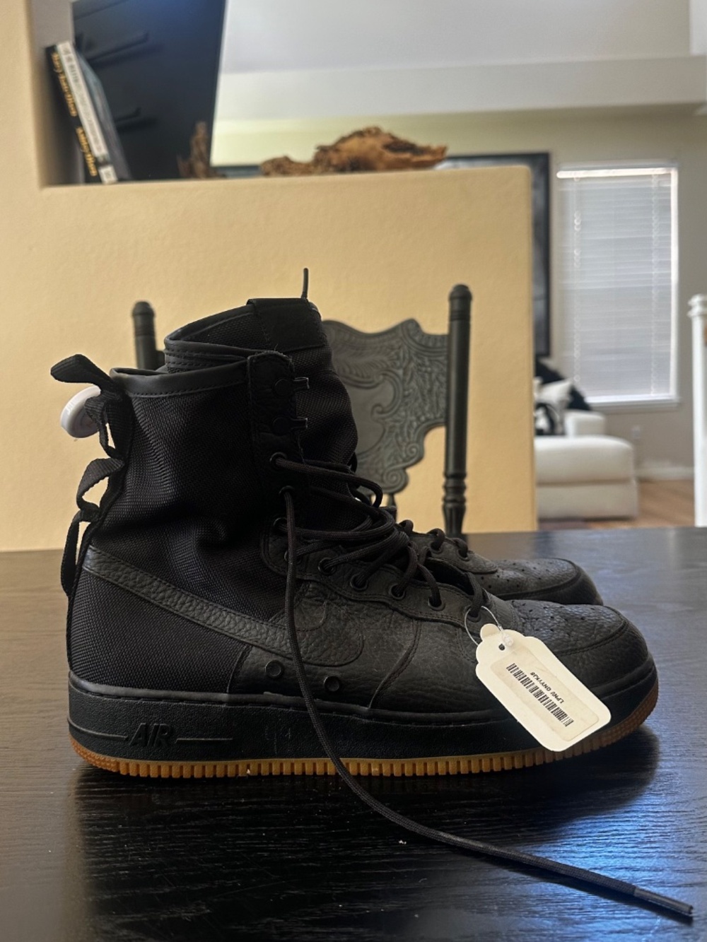 Nike SF Air Force 1 High Black Size 13 SF AF1 HI New Without Box - Picture 4 of 7